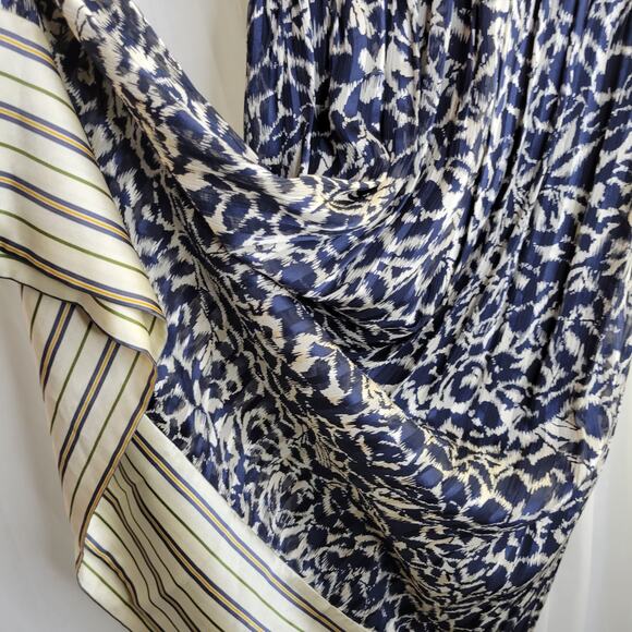 BCBGMAXAZRIA Silk Batik and Stiped Sundress, M - Picture 14 of 14